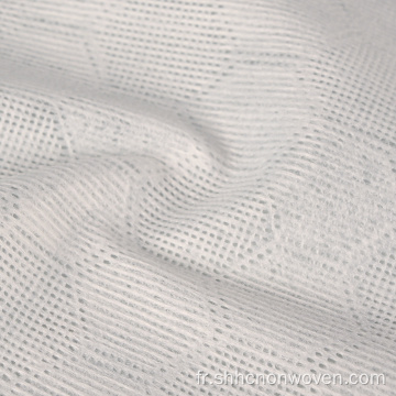 100% viscose Diamond Backossing Spunlace non tissé pour les lingettes